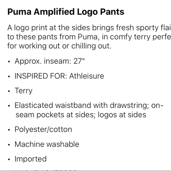 Puma 2 pc set leggings and jacket - Picture 6 of 11